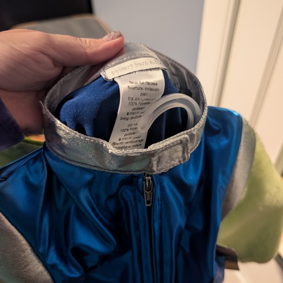 Pottery Barn Kids Blue and Silver Alien Astronaut Costume - Picture 5 of 7